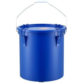 VEVOR Fryer Grease Bucket, 6 Gal Oil Disposal Caddy Carbon Steel Fryer Oil Bucket with Rust-Proof Coating, Oil Transport Container with Lid