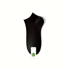 5 Pairs Stylish And Vibrant. Women's Cotton Socks. Lightweight And Breathable. Snuggle Against Your Heels (Color: Black)