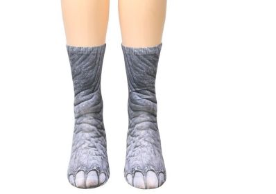 3D Animal Paw Socks Cute Cat Claws Socks Unisex Long Socks (Option: 1)