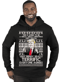 Men's Polyester Hoodie (Option: S)