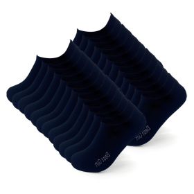 12 Pairs Of Thin Black Invisible Socks (Color: Black)