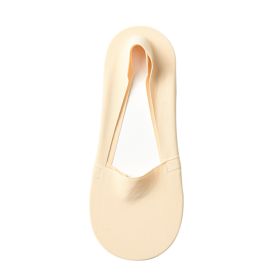 Women's Fashion Silicone Non-slip Shallow Boat Socks (Option: Skin-One size)